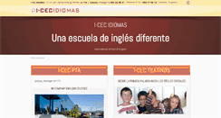 Desktop Screenshot of icecidiomas.com